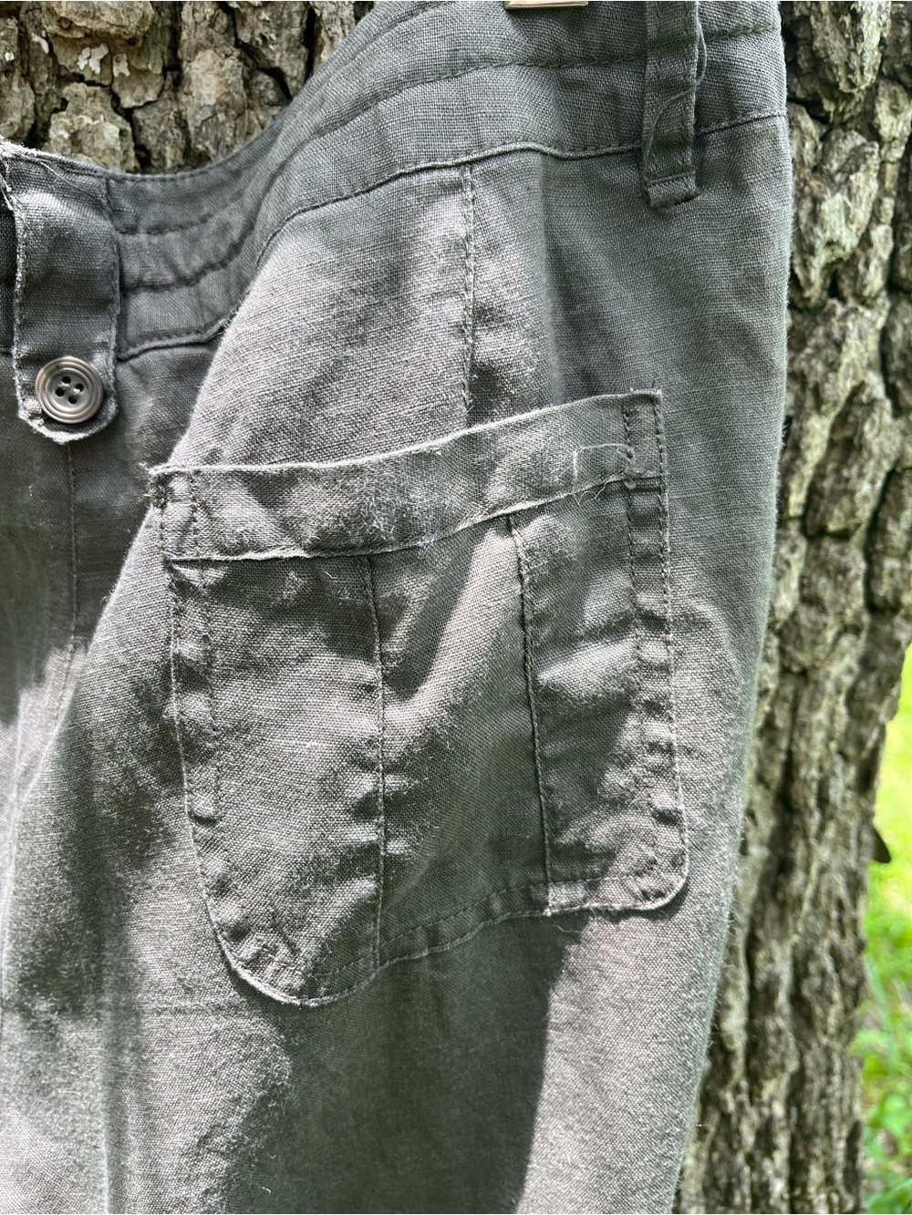 ⭐️Sandro Linen Drawstring Pants in size 8 - Picture 5 of 6